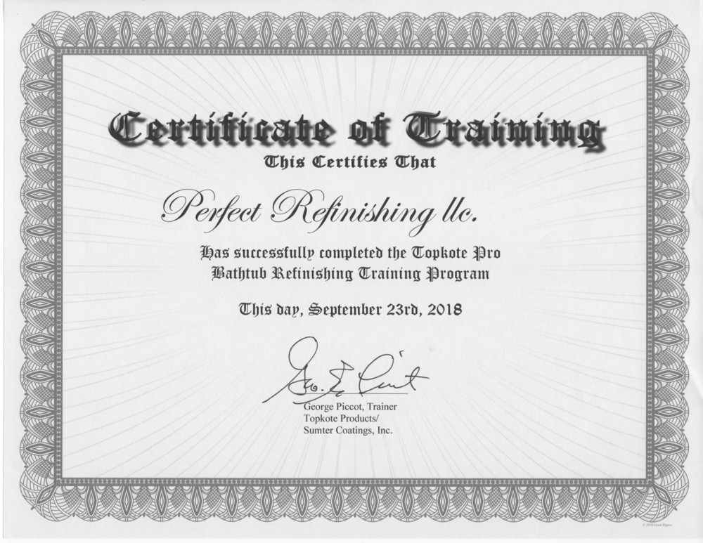 Training Certificate